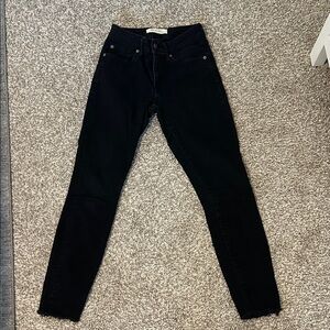 GAP Women's Black Curvy True Skinny Jeans